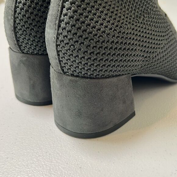 Eileen Fisher Honey Graphite Stretch boots shoes - Picture 3 of 6